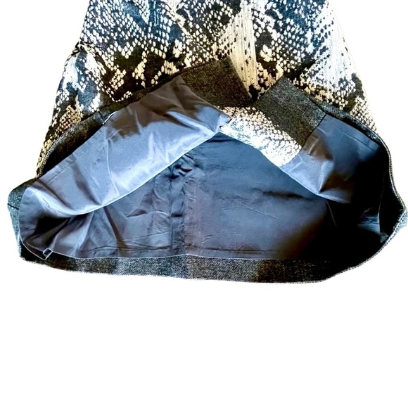 Hugo Boss Daneki Snakeskin Jacquard A-Line Dress Size 4 - Picture 4 of 10